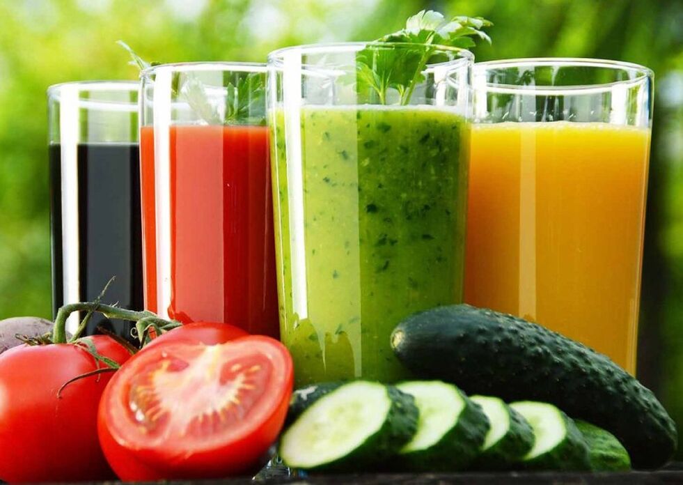 soki i warzywa to zdrowa żywność odmładzająca skórę